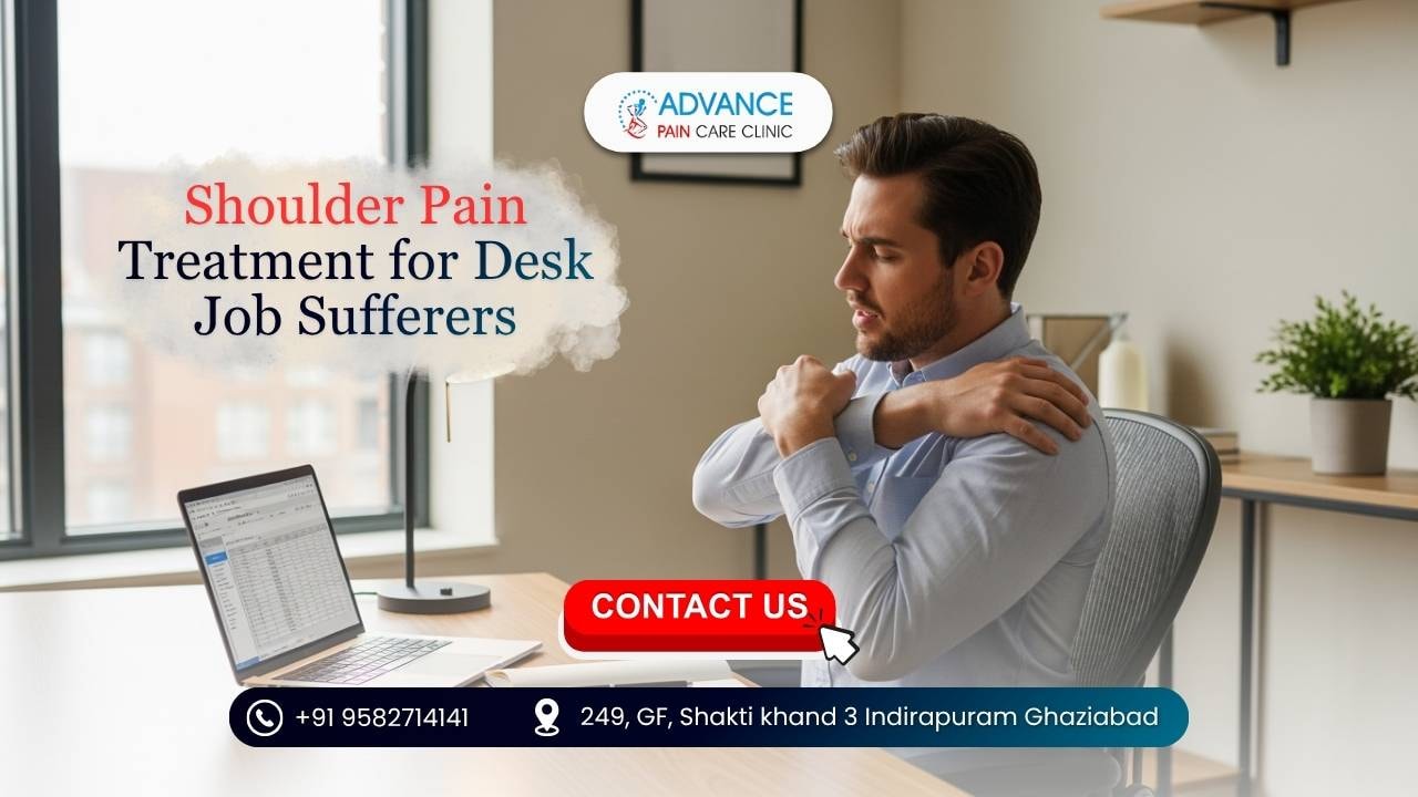 Shoulder Pain Treatment for Desk Job Sufferers